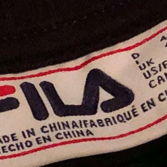 Women's Black Vintage Fila Sweatshirt Cute Spring Pastels - Picture 3 of 5